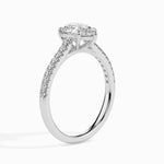 Pave Pear Setting