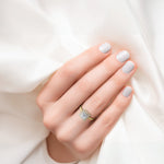 Playa Solitaire Halo Princess Ring-Dileti