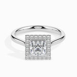 Playa Solitaire Halo Princess Setting-Dileti