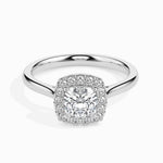 Halo Cushion Setting