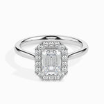 Lolita Solitaire Halo Emerald Setting-Dileti