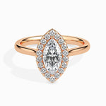 Halo Marquise Setting