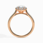 Fala Solitaire Halo Marquise Ring-Dileti