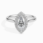 Halo Marquise Setting