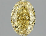 2.04ct Oval Lab Grown Diamond (Colour Fancy Vivid Yellow, Clarity VS1, IGI Certified)