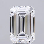 3.83ct Emerald Lab Grown Diamond (Colour D, Clarity VVS1, IGI Certified)