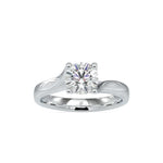 Ava Asymmetric Round Elegance Ring-Dileti