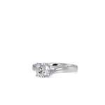 Ava Asymmetric Round Elegance Ring-Dileti