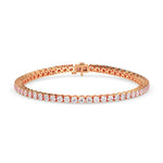 Round Tennis Bracelet-Dileti