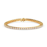 Round Tennis Bracelet-Dileti