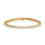 Round Tennis Bracelet-Dileti