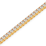 Round Tennis Bracelet-Dileti