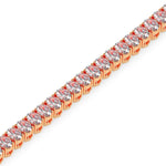Oval Tennis Bracelet-Dileti