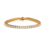 Oval Tennis Bracelet-Dileti