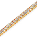 Oval Tennis Bracelet-Dileti