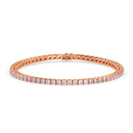 Asscher Tennis Bracelet-Dileti