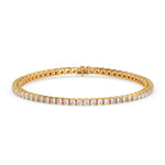 Asscher Tennis Bracelet-Dileti