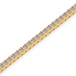 Asscher Tennis Bracelet-Dileti