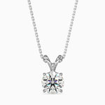 Paula Solitaire Round Pendant-Dileti