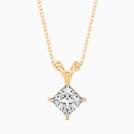 Regina Solitaire Princess Pendant-Dileti