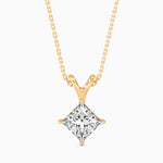 Regina Solitaire Princess Pendant-Dileti
