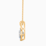 Regina Solitaire Princess Pendant-Dileti