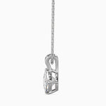 Berta Solitaire Cushion Pendant-Dileti