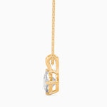Berta Solitaire Cushion Pendant-Dileti
