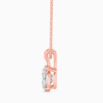 Aurelia Solitaire Oval Pendant-Dileti