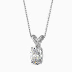 Aurelia Solitaire Oval Pendant-Dileti
