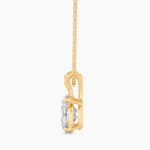 Aurelia Solitaire Oval Pendant-Dileti