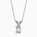 Maria Solitaire Emerald Pendant-Dileti