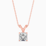 Mia Solitaire Asscher Pendant-Dileti