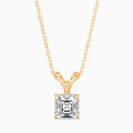 Mia Solitaire Asscher Pendant-Dileti
