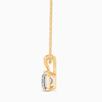 Mia Solitaire Asscher Pendant-Dileti