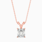 Sol Solitaire Radiant Pendant-Dileti