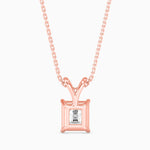 Sol Solitaire Radiant Pendant-Dileti