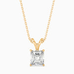 Sol Solitaire Radiant Pendant-Dileti