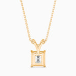Sol Solitaire Radiant Pendant-Dileti