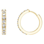 Round Hoop Earrings