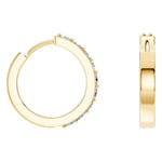 Round Hoop Earrings