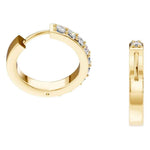 Round Hoop Earrings