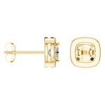 Halo Cushion Studs