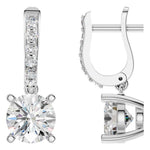 Pave Drop Earrings