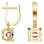 Pave Drop Earrings