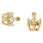Pave Drop Earrings