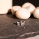 Federica Solitaire Round Earrings-Dileti