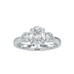 Isla Serenity Oval Cascade Ring-Dileti