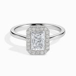 Kai Solitaire Halo Radiant Ring-Dileti