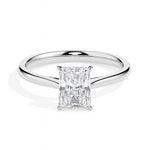 Larissa Solitaire Radiant Ring-Dileti